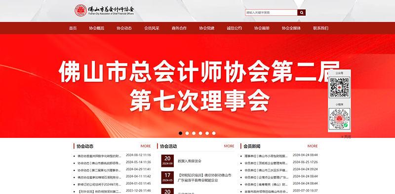 网站预览图